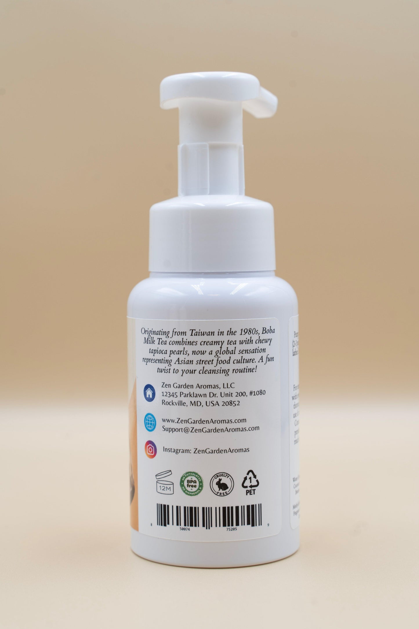 Boba Milk Tea Foaming Soap.