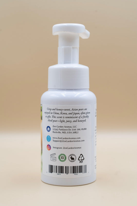 Asian Pear Foaming Soap.