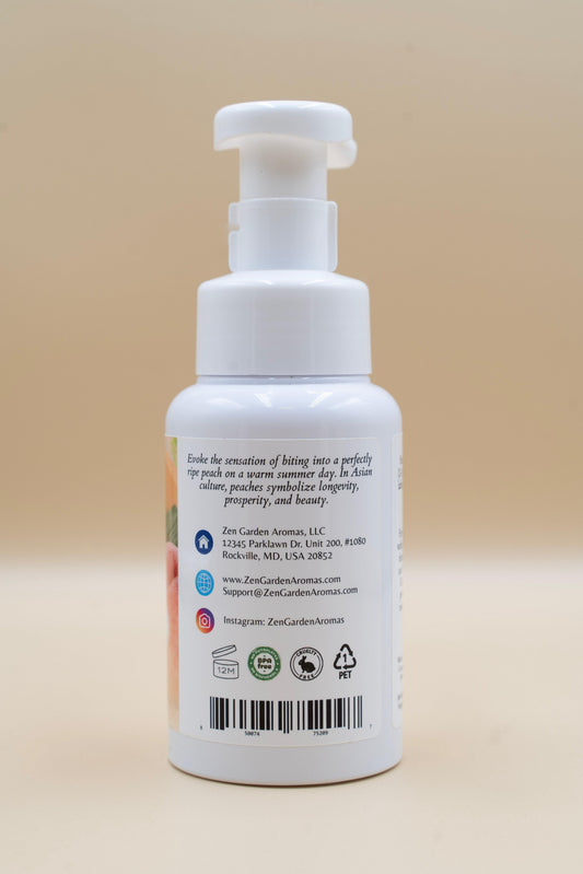 White Peach Tea Foaming Soap.