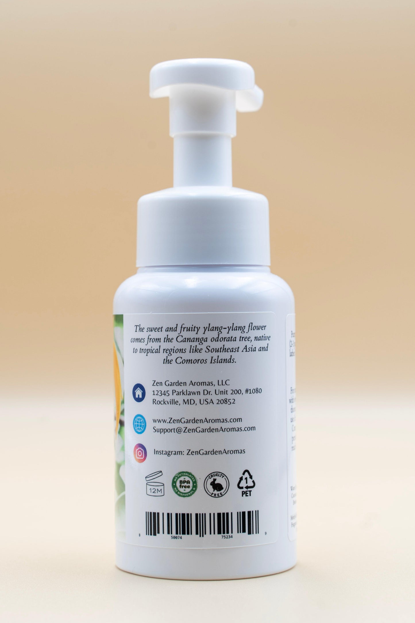 Ylang Ylang Foaming Soap.