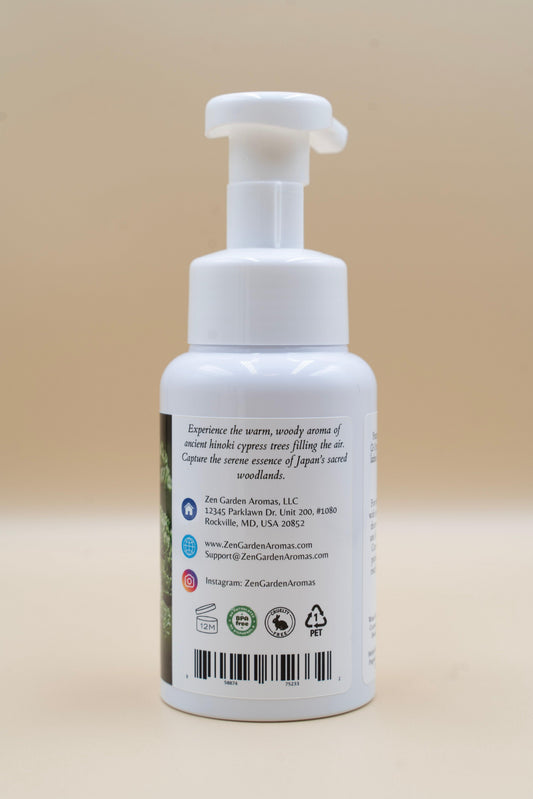 Japanese Hinoki Foaming Soap.