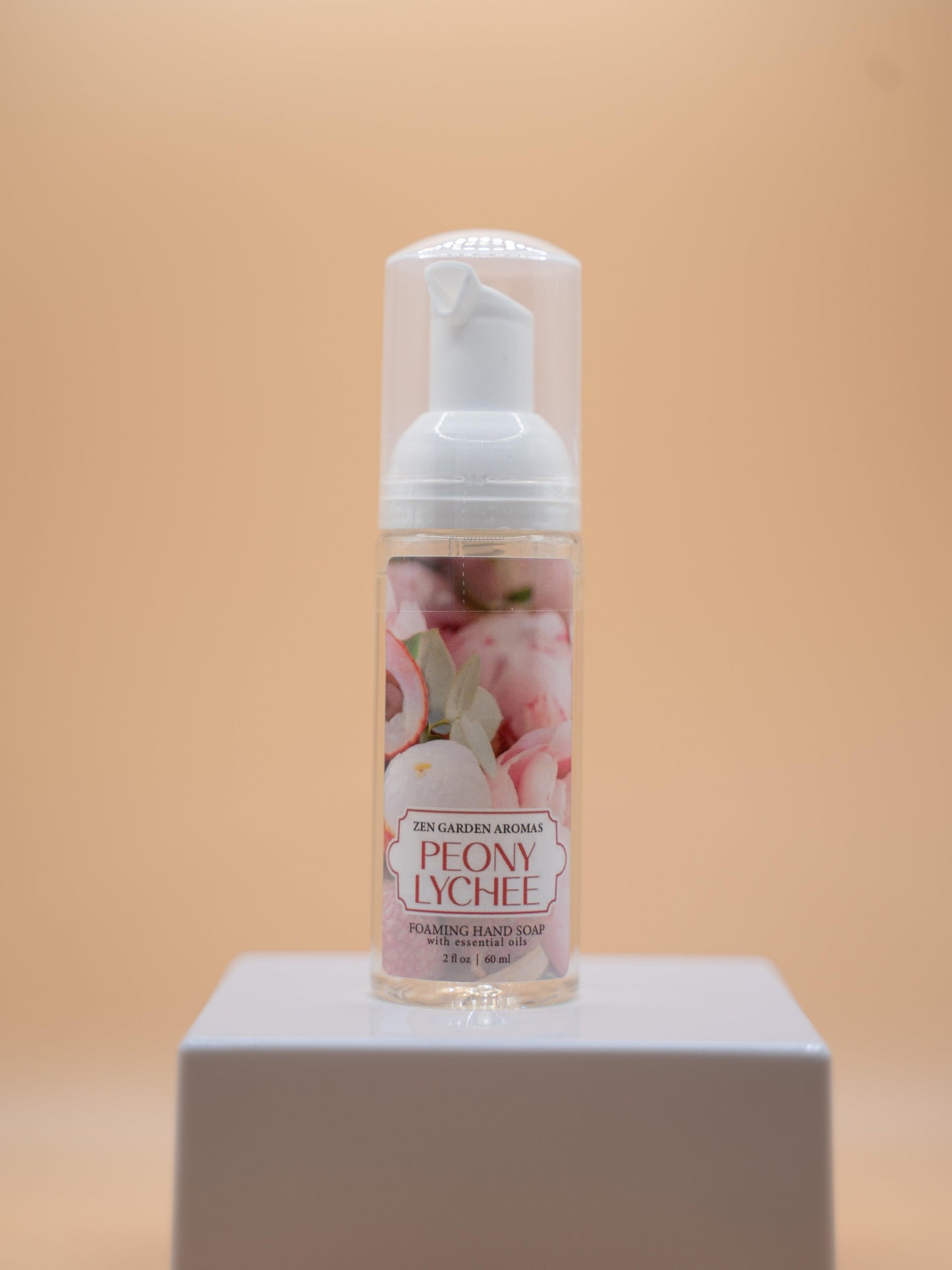 Mini Peony Lychee Foaming Soap.