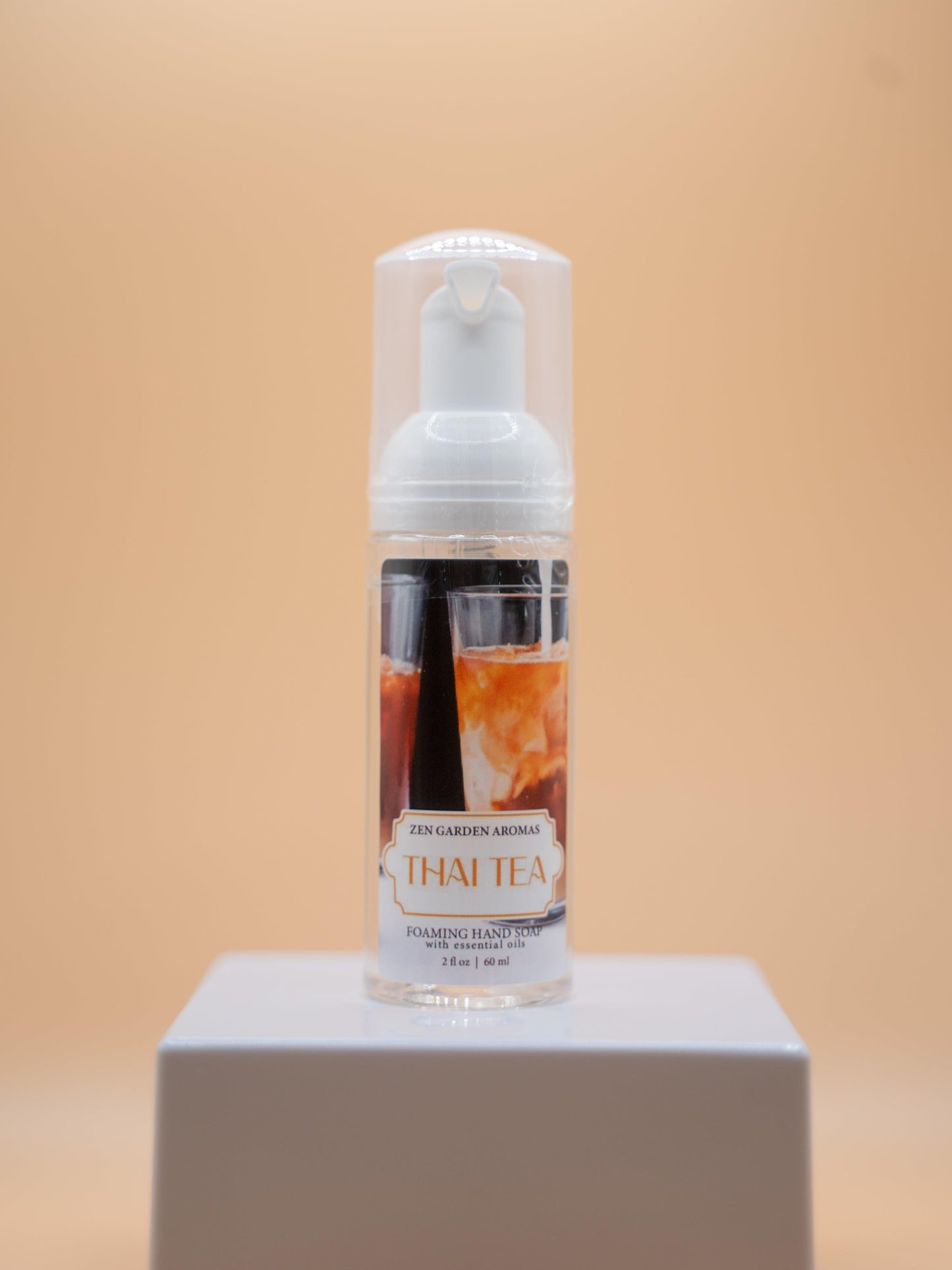 Mini Thai Tea Foaming Soap.
