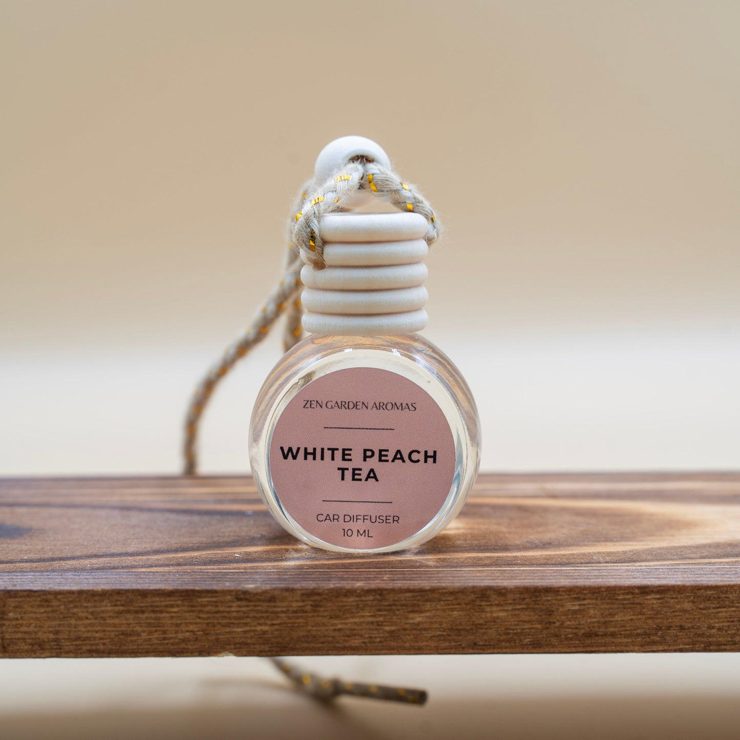 White Peach Tea Car Diffuser.