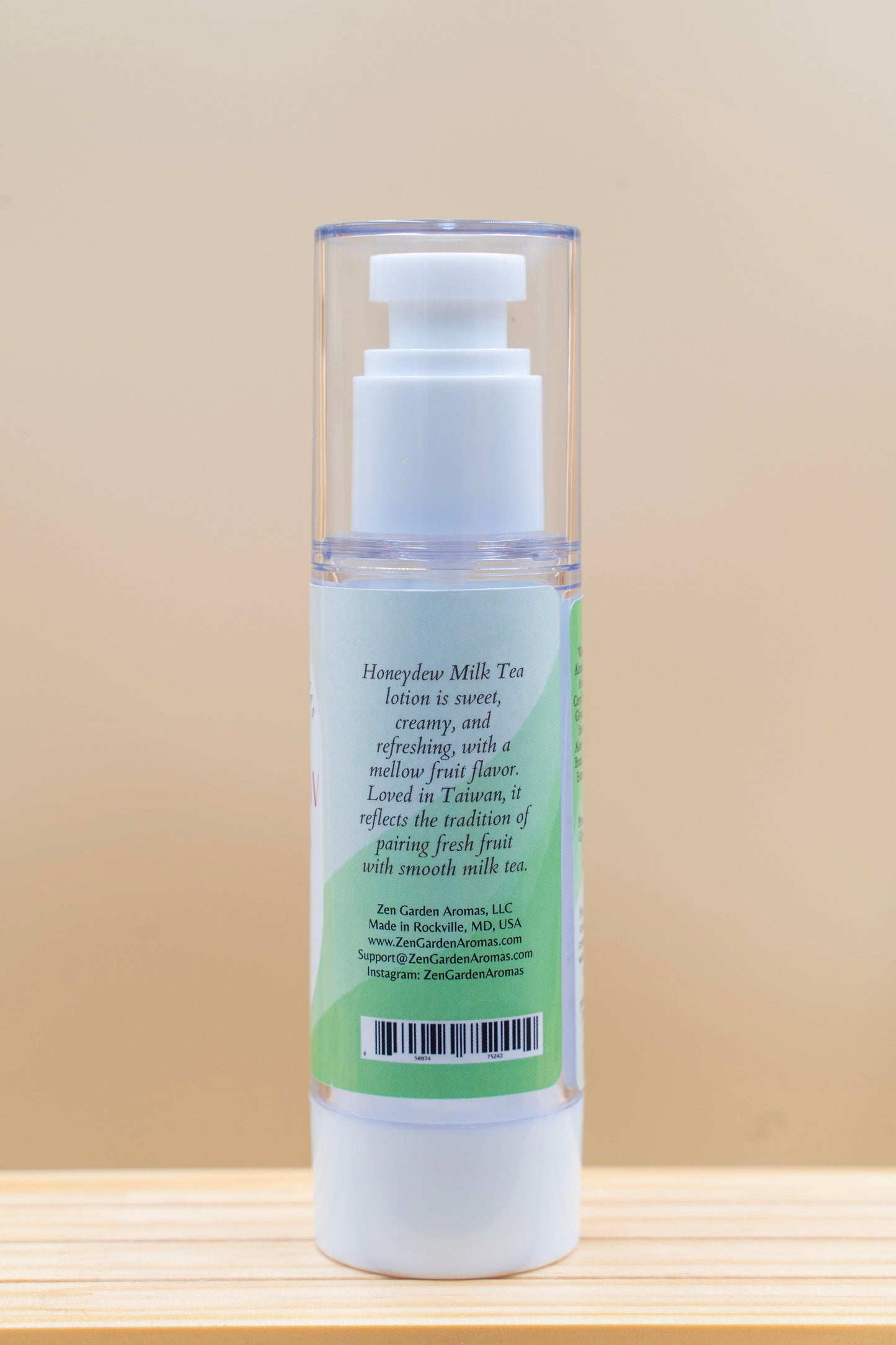 Honeydew Milk Tea Hand Lotion.