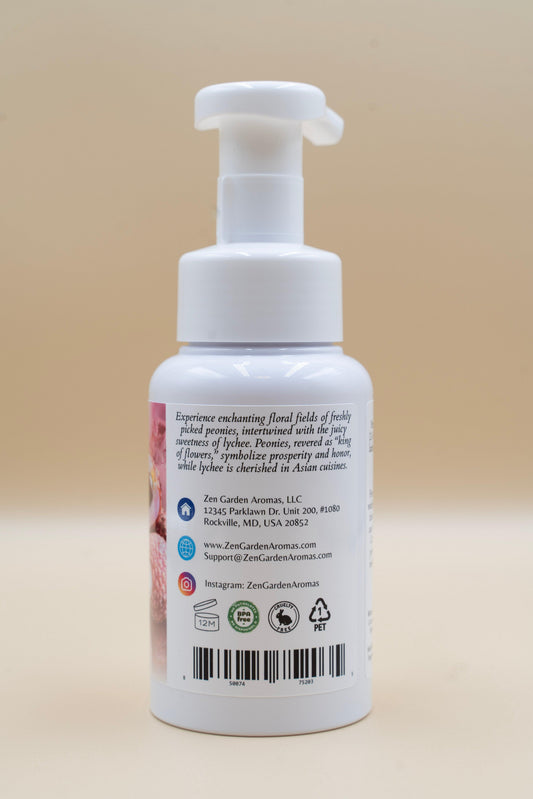 Peony Lychee Foaming Soap.