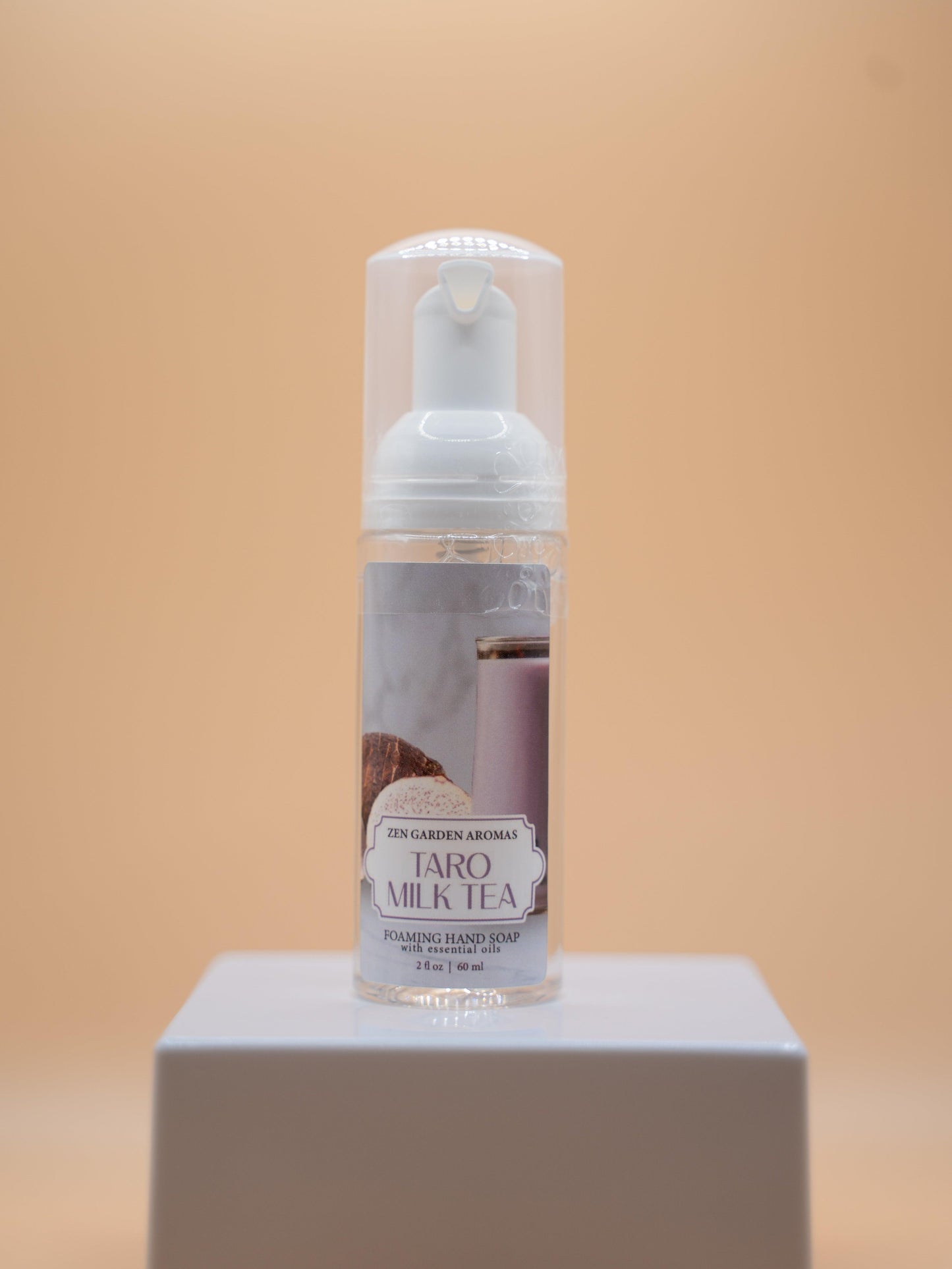 Mini Taro Milk Tea Foaming Soap.