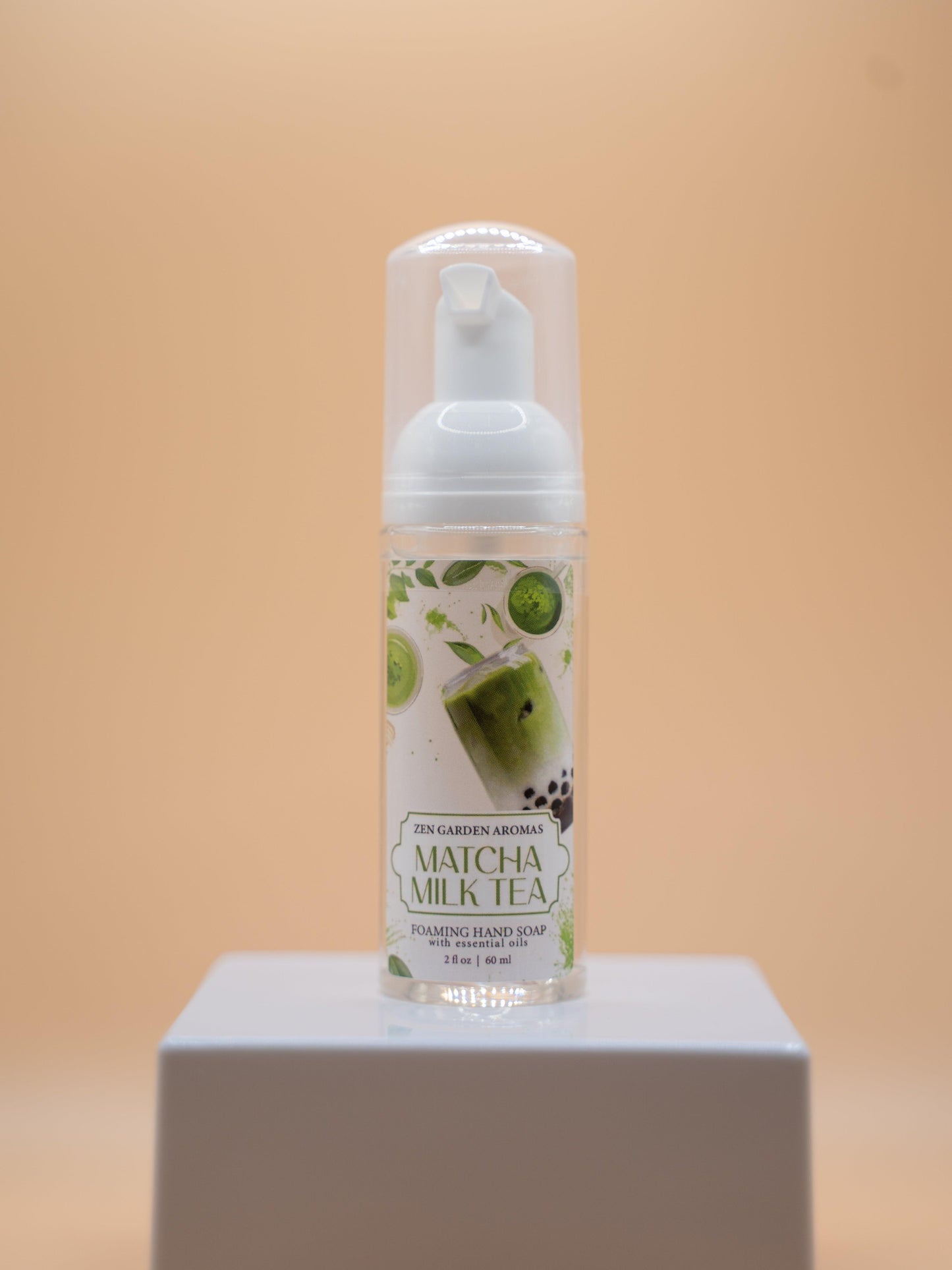 Mini Matcha Milk Tea Foaming Soap.