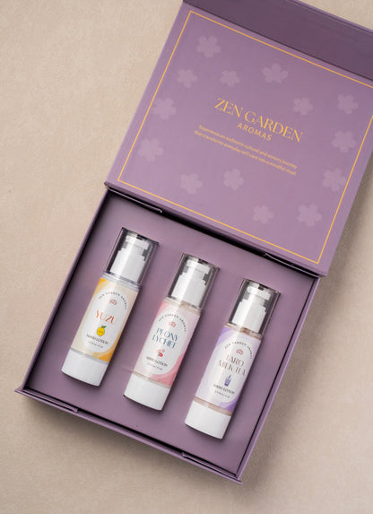 Moisturizing Lotion Gift Box | Koi Pond Design (Choose 3 Scents).