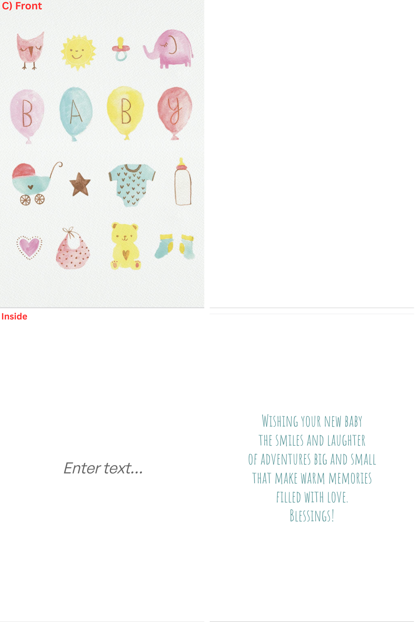 Newborn Baby Cards image 3