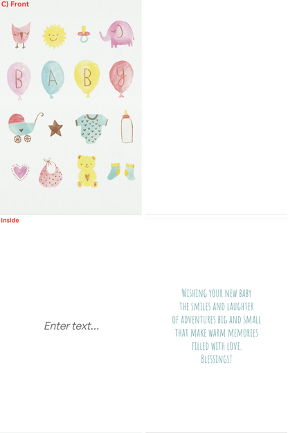 Newborn Baby Cards image 3