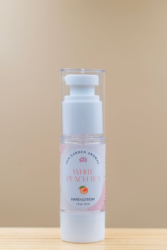 White Peach Tea Mini Hand Lotion