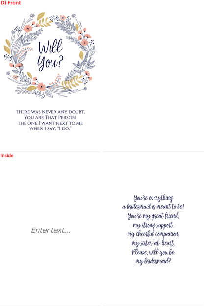 Bridesmaids Proposal Cards image 4